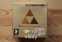 GameBoy Advance Konsole GBA SP #Zelda Limited Edition Pak SEALED NEU & OVP