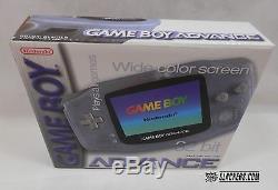 Game Boy ADVANCE Limited Ed RARE GLACIER / CLEAR Handheld FACTORY SEALED IN BOX