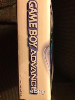 Game Boy Advanced wide screen Glaicer factory sealed 32 bit