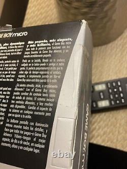 Game Boy Micro Silver SEALED camo lava Faceplates Black gameboy READ DESCRIPT