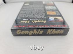 Genghis Khan NES Nintendo Entertainment System New Factory Sealed Near Mint