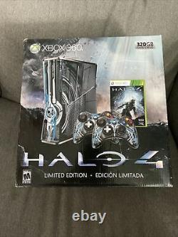HALO 4 LIMITED EDITION Microsoft Xbox 360 S Console 320GB Blue SEALED BRAND NEW