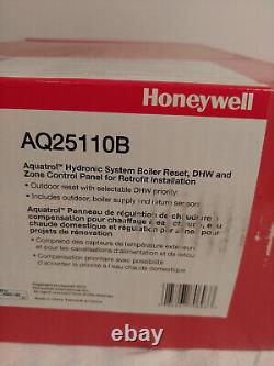HONEYWELL HYDRONIC SYSTEM BOILER RESET ZONE PANEL AQ25110B NEWithSEALED