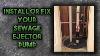 How To Install A Sewage Ejector Pump