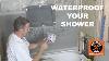 How To Waterproof A Shower 3 Awesome Methods By Home Repair Tutor