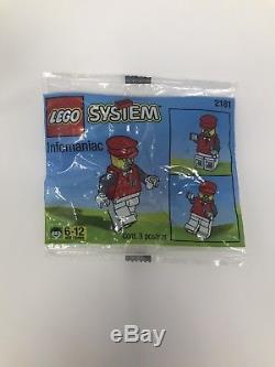 LEGO System City Exclusive #2181 Informaniac Minifigure Rare Sealed Polybag