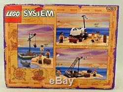 LEGO System Vintage 6261 Pirates Raft Raiders RARE & Sealed NEW in Worn Box