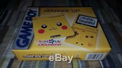 Limited Edition Pikachu Gameboy Advance SP Toys R'us Exclusive New Factory Seal