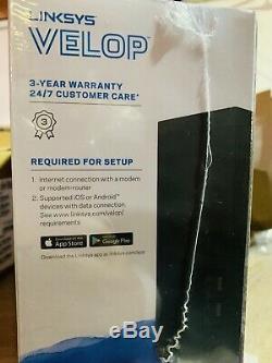 Linksys Velop Intelligent Mesh WiFi System 3-Pack AC3600 FACTORY SEALED