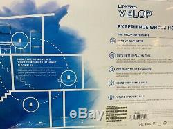 Linksys Velop Intelligent Mesh WiFi System 3-Pack AC3600 FACTORY SEALED