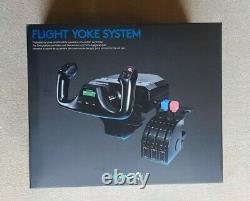 Logitech Saitek Flight Simulator Yoke System with Throttle Quadrant NewithSealed