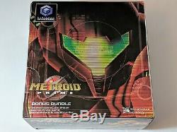 Metroid Prime Bonus Bundle Set GameCube System BASICLY NEW! SEALED GAME