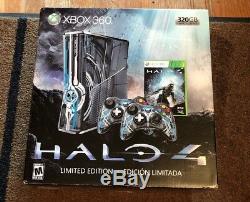 Microsoft Xbox 360 S Halo 4 Limited Edition 320GB Blue Console BRAND NEW SEALED