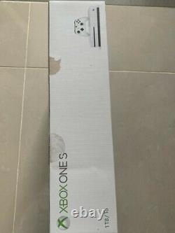 Microsoft Xbox One S 1TB Console BRAND NEW Sealed slight damage to box see photo