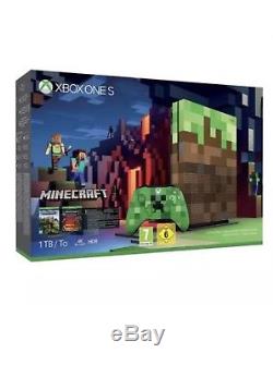 Microsoft Xbox One S 1TB Minecraft Limited Edition Console Bundle (New & Sealed)