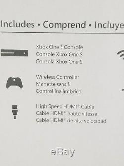Microsoft Xbox One S 500GB White Console NEW SEALED