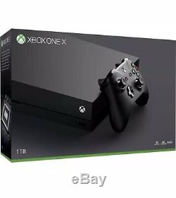 Microsoft Xbox One X 1TB Black New Sealed