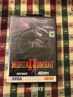 Mortal Kombat II 2 Sega Master System Free Region Tec Toy Brasil New Sealed
