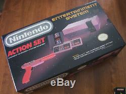 NES Action Set new in box nintendo system factory sealed mario ORIGINAL RECEIPT