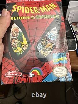 NES Nintendo Spider-man Return of the Sinister Six, Brand New, Sealed, Original