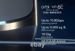 NETGEAR Orbi Quad-Band WI-FI 6E Mesh System (RBKE963) AXE11000 (NEW /SEALED BOX)