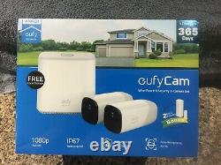 NEW! Anker Eufycam 1080p Security System with2 Wireless Cameras, T88031D1 SEALED