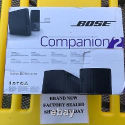 NEW Bose Companion 2 Series III Multimedia Speak er Monitor System SEALED BOX