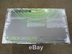 NEW Microsoft Xbox 360 Elite 120gb Console System Black Factory Sealed Unopened