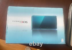NEW Nintendo 3DS Handheld System Aqua Blue Console Factory Sealed