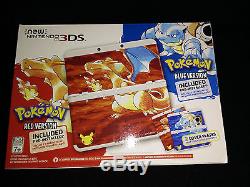 NEW Nintendo 3DS Pokemon 20th Anniversary Red & Blue Console System NEW SEALED