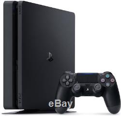 NEW & SEALED 1TB PlayStation 4 Slim, Sony PS4 Game Console with Controller Black