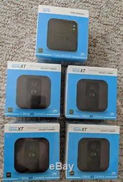 NEW SEALED Blink XT Outdoor/Indoor Home Security Camera System 4 Camera Kit
