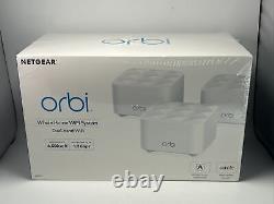 NEW SEALED NETGEAR Orbi AC1200 Dual-Band Mesh Wi-Fi System (3 Pack) RBK13