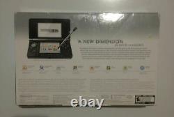 NEW SEALED NOS Nintendo 3DS CTR-001 Launch Edition Handheld System Cosmo Black