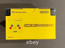 NEW SEALED Nintendo Game Boy Advance SP Pikachu Pokemon center Limited Edition