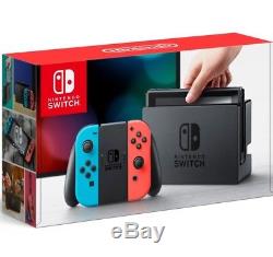 NEW & SEALED Nintendo Switch 32GB Console with Neon Blue & Neon Red Joy-Con