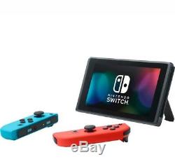 NEW & SEALED Nintendo Switch 32GB Console with Neon Blue & Neon Red Joy-Con
