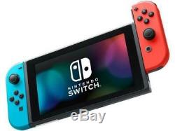 NEW & SEALED Nintendo Switch 32GB Console with Neon Blue and Neon Red Joy-Con