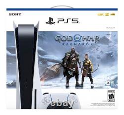 NEW SEALED PlayStation 5 Disc Console plus God of War Ragnarok PS5 Game