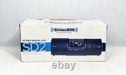 NEW, SEALED SiriusXM SXSD2 Portable Speaker Dock Audio System Black
