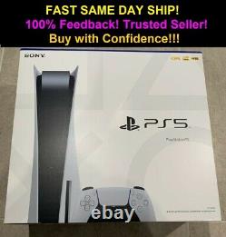 NEW SEALED Sony Playstation 5 PS5 Console DISC FAST SAME Day Ships NOW