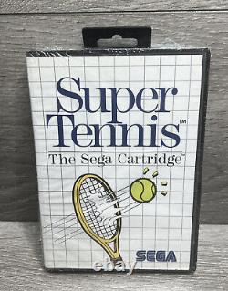 NEW SEALED! Super Tennis The Sega Cartridge Sega Master System