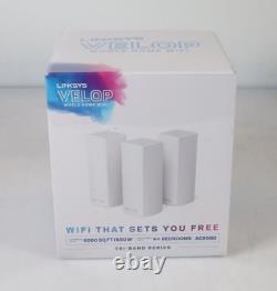 NEW Sealed Linksys Velop AC6600 Whole Home WiFi Tri-Band Mesh System WHW0303-CN