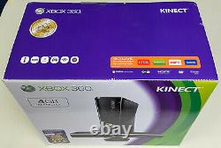 NEW Sealed Microsoft Xbox 360 S 4GB Console Kinect Black S4G-00001 1439 1473