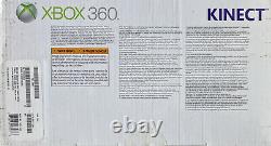 NEW Sealed Microsoft Xbox 360 S 4GB Console Kinect Black S4G-00001 1439 1473