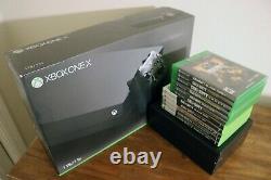 NEW Sealed Microsoft Xbox One X Black 1TB Console + 13 Call of Duty Games