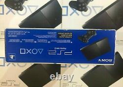 NEW Sony PS2 Playstation 2 Slim Black SCPH-90001 NTSC-UC Sealed Read Free Shipp