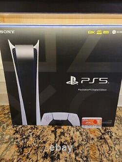 NEW Sony PlayStation 5 PS5 Digital Edition Console White Sealed Ships ASAP