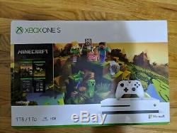 NEW and SEALED Microsoft Xbox One S 1TB Console Minecraft Creators Bundle