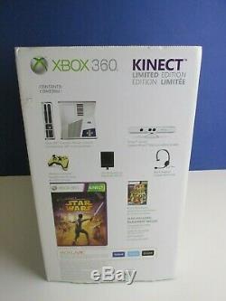 NEW sealed box STAR WARS XBOX 360 s KINECT VIDEO GAMES CONSOLE limited edition